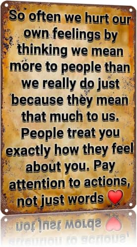 School Emotional Quote Metal Plaque 8 X 12 in