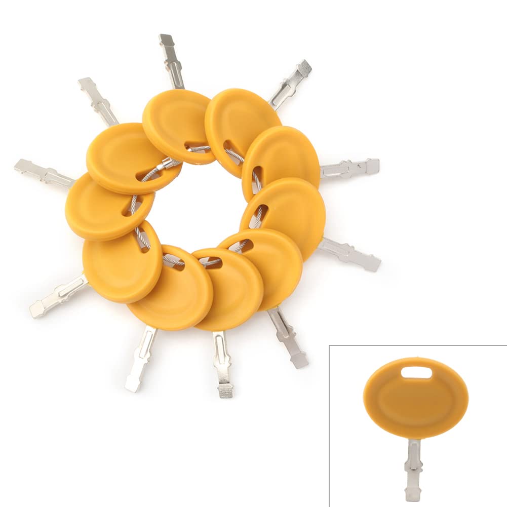 GZYF Ignition Starter Switch Key Part Number 625-05000 625-05002 925-2054A, 10PCS Ignition Key Replacement for MTD, for Cub Cadet, for Troy Bilt Lawn Mower