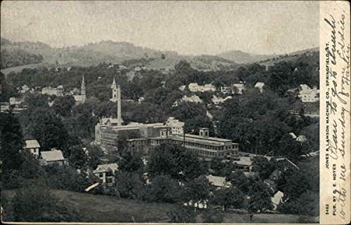 Jones & Lamson Machine Co. Springfield, Vermont VT Original Antique