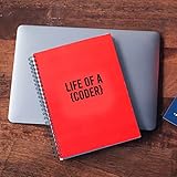 Vinyl Wall Art Decal - Life of A Coder - 2.5' x 4.5' - Modern Motivational Quote for Bedroom Mirror Notebooks Laptops Mugs Thermos Cars Window Bumper Sticker Windows Decor (Black)