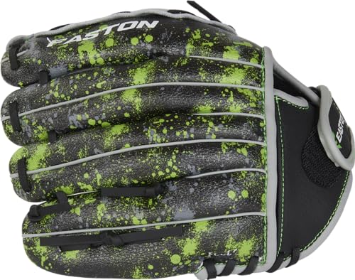 Easton | HAVOC Baseball Glove | Right Hand Throw | 10" - Basket Web | Black/Optic Green - image 4