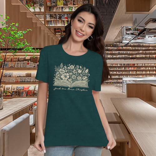 Image of Book Shirts for Women Book Lover T-Shirt Reading Tee Teacher Tops