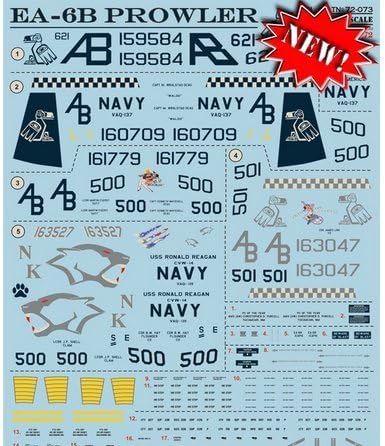 EA-6B Prowler Print Scale 72-073