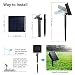 Ankway 200 LED Guirnalda Luces Solares, Cadena Luces Solares 8 Modos 22M/72ft...
