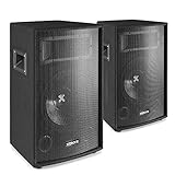 Deliver powerful, consistent sound across events with this complete pair of Vonyx SL12 12" Passive DJ PA Speakers. Ideal for mobile DJs, live bands, and venues needing reliable, easy-to-transport audio. True 2-way bass reflex system enhances bass dep...