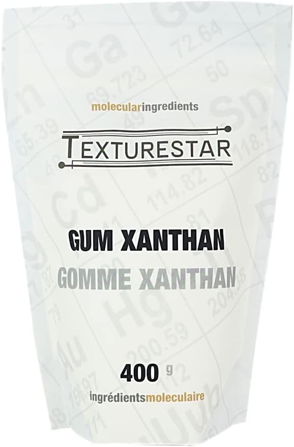 Texturestar 100% Pure Xanthan Gum for Cooking and Baking, 400g | Essential for Gluten-Free Baking, Vegan, Low Carb, Keto, Perfect for Thickening Sauces, Gravies and Smoothies; Create Foams and Froths