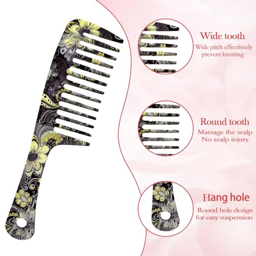 Peine de Dientes Anchos con Mango Ergonómico miniatura 3