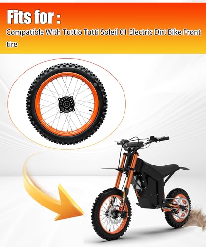 Image of Electric Dirt Bike Front Wheel Tire