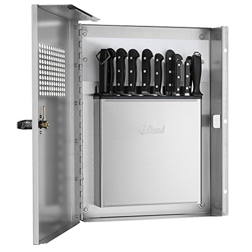 Edlund KR-99 Locking Knife Cabinet with KR-699 Knife Rack