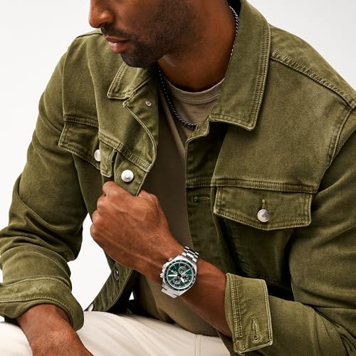 Image of Fossil Men's Watch, Autocross Multifunction Stainless Steel Watch for Men