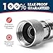 Garden Hose to Pressure Washer Adapter, 3/4” GHT to 1/4” Quick Connect, Hose to Power Washer Connector for Car Wash, Nozzle & Water Spray Attachment, Stainless Steel
