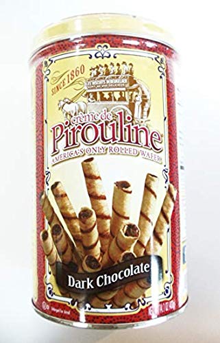 Creme de Pirouline Rolled Wafers 14.1oz (Dark Chocolate)