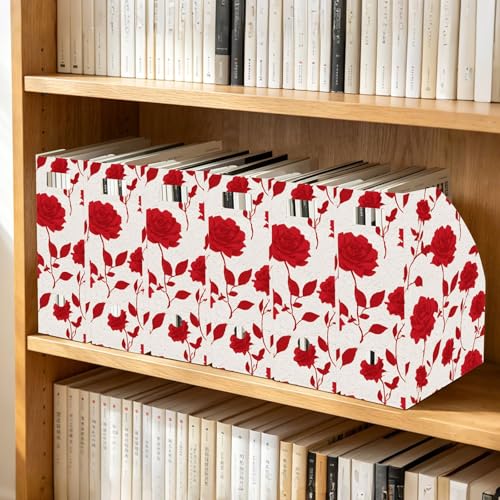 Classeur pliable pour magazines 22,9x30,5 cm boîte rangement documents