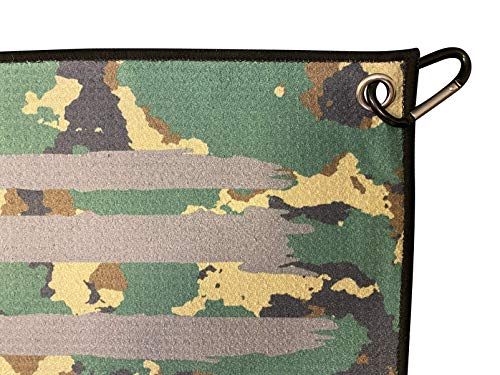 Microfiber Golf Towels with Bag Clip for Police, Firefighters, Military - Funny Golf Gift for Dad - Image 5