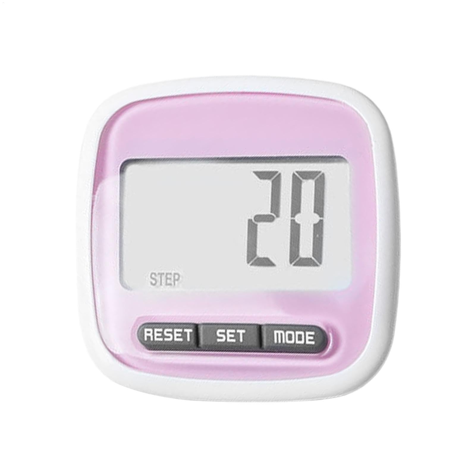 Clip On Pedometer Accurate Pedometer | Simple Walking Pedometer Step Counter | Accurately Step Counter | Large Display Pedometer | Fitness Step Counter For Walking Running