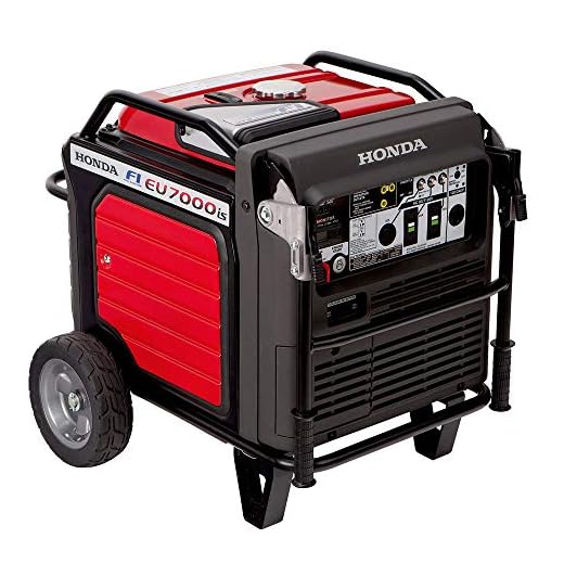 Honda EU7000iAT1 7000 Watt 120/240 Volt Super Quiet Portable Electric Generator