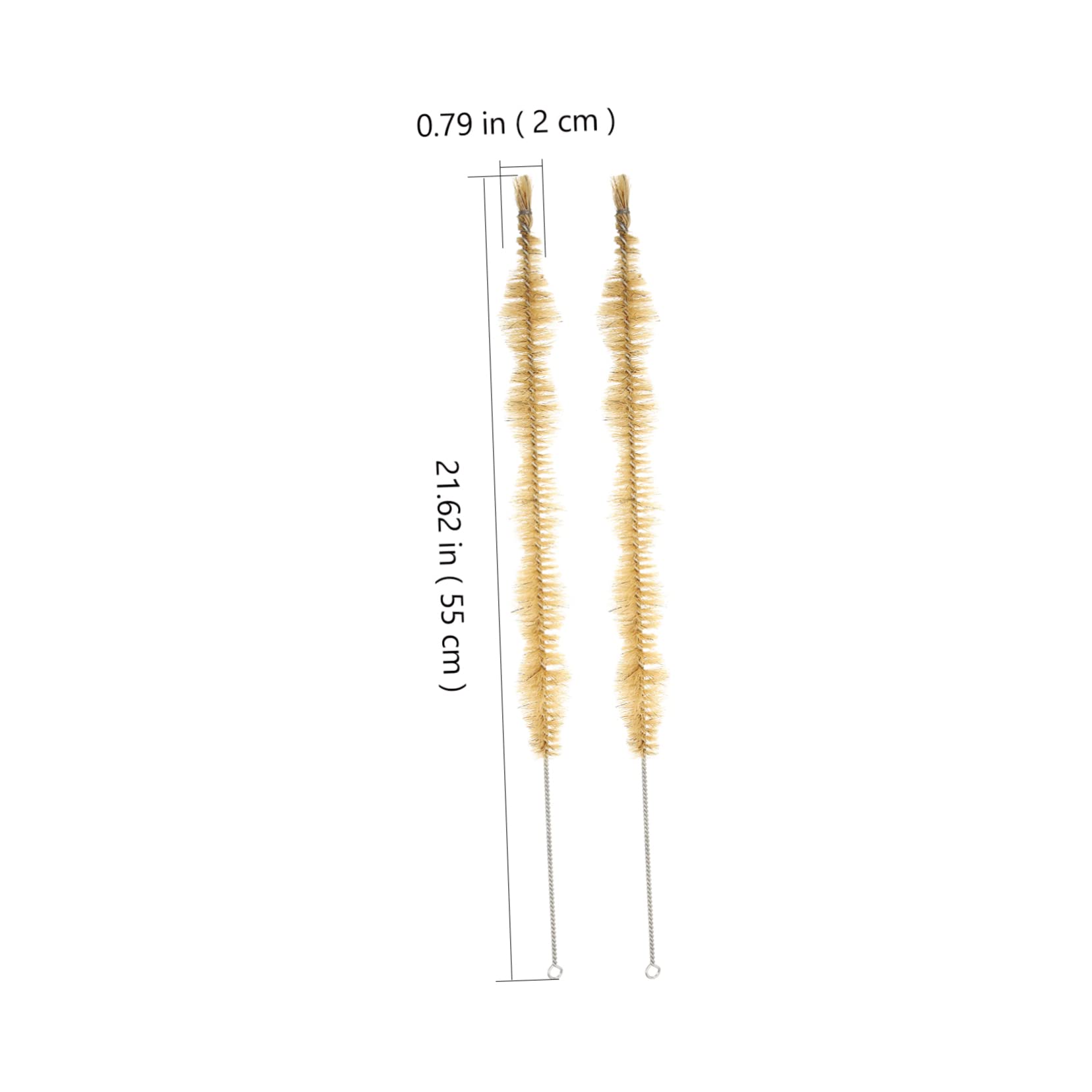 HAPINARY 2pcs Lab Cleaning Brush Set Long Tube Condenser Cleaner for Laboratory Supplies