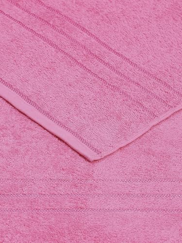 Image of Monte Carlo Pink Solid 340 GSM FS 1 Car Towel (Width 90 CM X Length 180 CM) 1