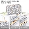 Fecialy Pochettes Poursuites pour Femmes Cristal Soirée Sac Gemstone Sac à Main Formal Rhinestone Bourse pour Mariage Party #3