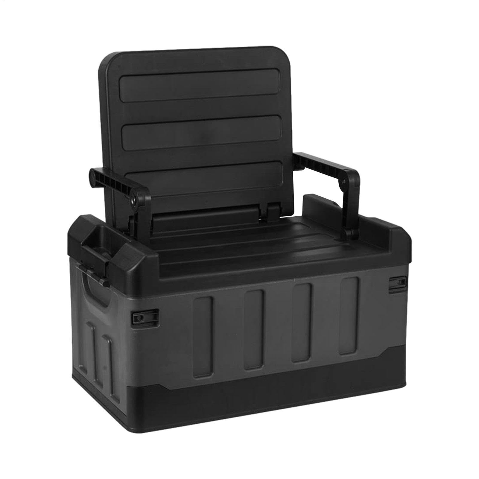 Organizer und Aufbewahrungsbox für Angelausrüstung – Tragbarer Outdoor-Organizer für Angelzubehör | 3-in-1 Faltbare Angelbox für das Auto, doppellagiges Design mit großer Kapazität