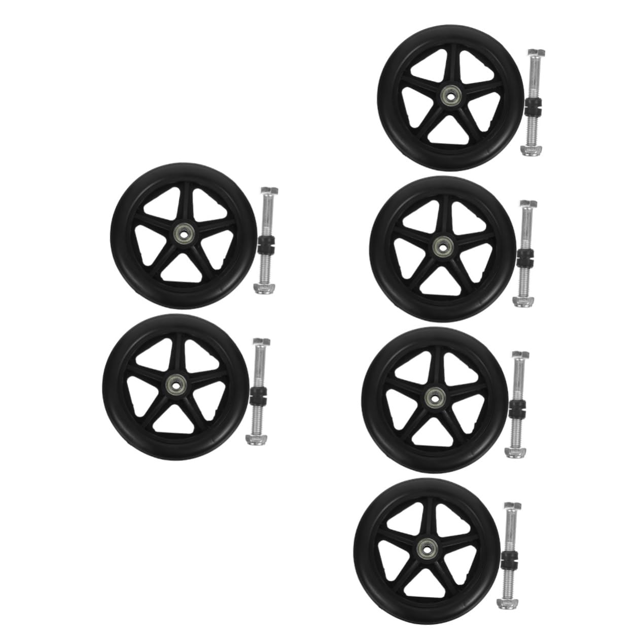 Remplacement de roue à usage intensif Uonlytech roues pneumatiques acier lot de 6 - 15