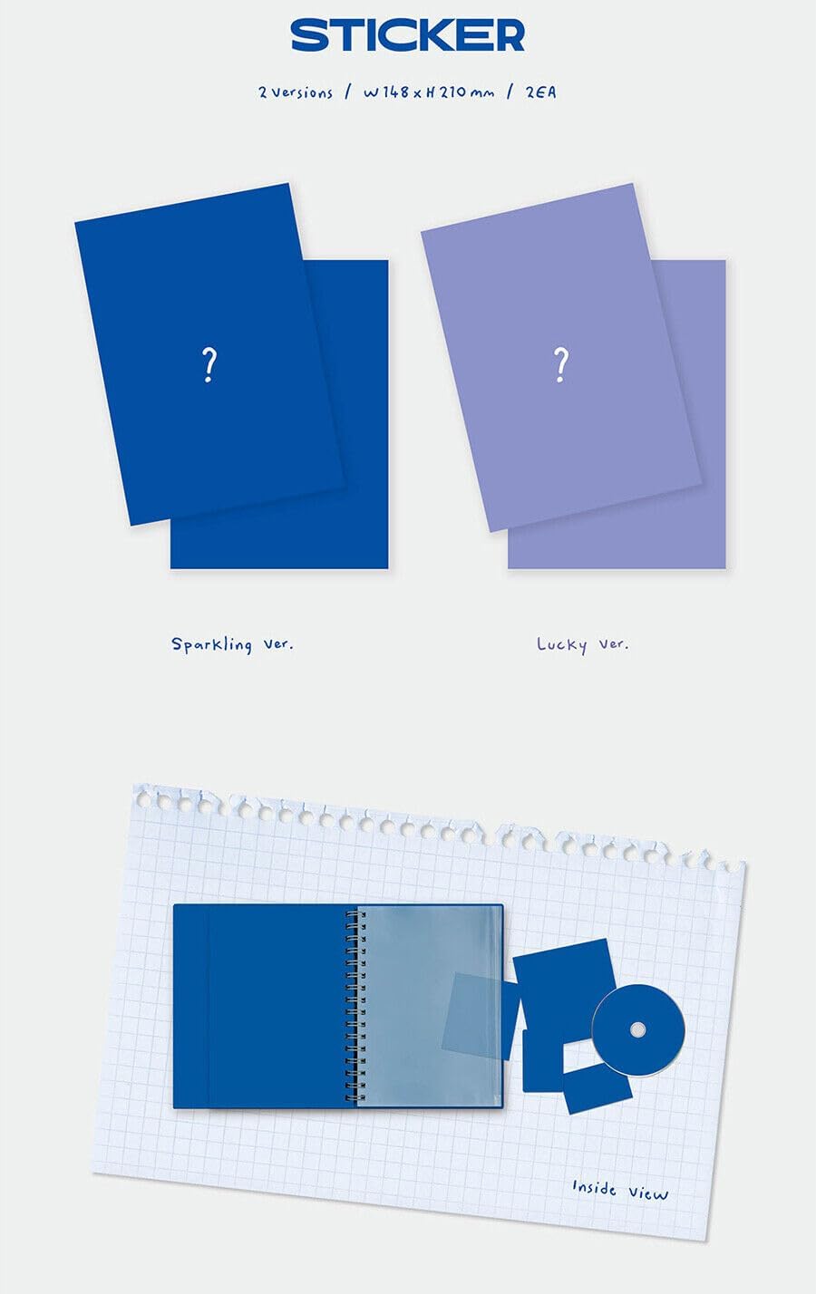 TWS [SPARKLING BLUE] 1st Mini Album (LUCKY Ver.) K-POP SEALED