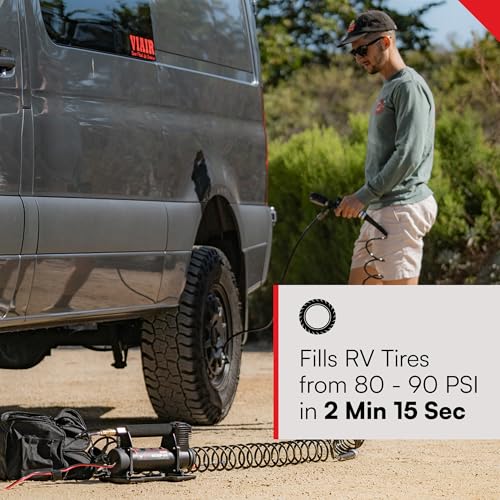 VIAIR 00089 Tire Inflator For Class B Motorhomes - 89P-RVS Model