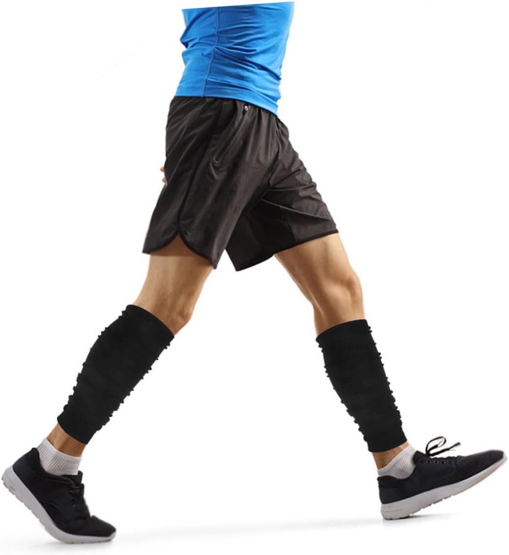 YARNOW 2pcs Calf Compression Sleeves for Men and Women Enhanced Support for Running Athletic Performance and Breathable Mesh for Young Athletes