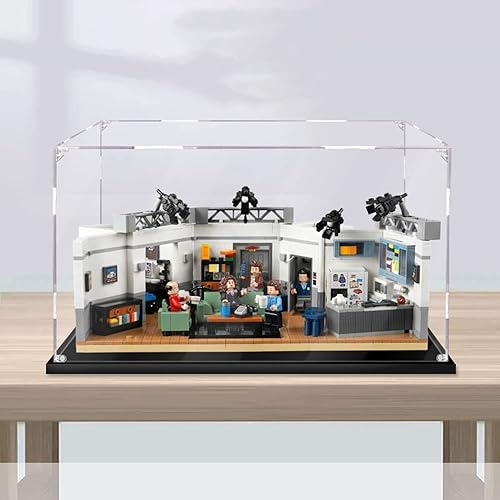 Miniatura 3 de Vitrina acrílica para ideas 21319 Friends Central Perk and Ideas Seinfeld 21328 coleccionables, cajas de acrílico para exhibición de protección a
