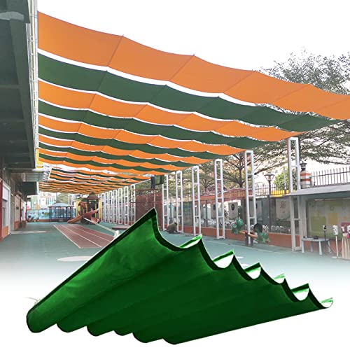 PFCDZDU Toldo De Sombra, Toldos De Pantalla para Intimidad, Toldos Retráctiles De Recambio para Pérgola, Patio, Cubierta, Porche, A Medida (Color : Verde, Tamaño : 0.9x2M)