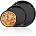 Price comparison product image Baking and Pizza Tray, Sandwich Tin, BESTZY Round Non-Stick Baking Tin for Cakes, Desserts and Sweet Treats, for Oven Cake Cookies Pan Baking (3 Pack - Black)
