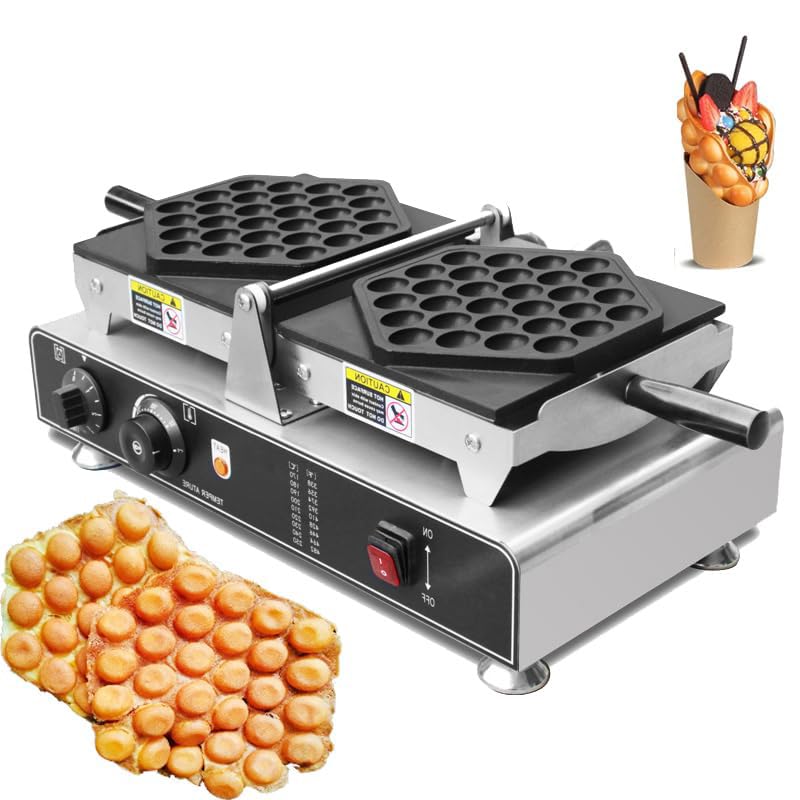 Máquina para Hacer gofres Comercial, gofrera, Revestimiento Antia...