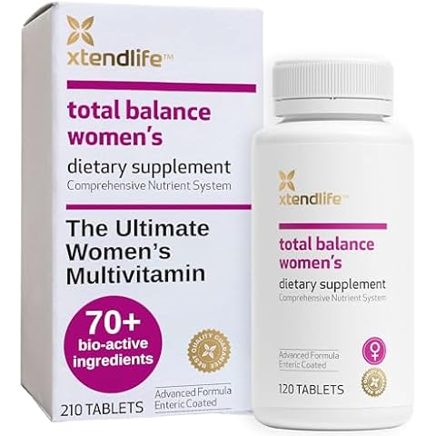 Xtendlife Total Balance Women's Multinutrient Supplement for Anti-Aging & General Health (120 Enteric Coated Tablets) Cover