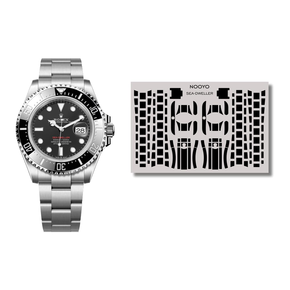 Pellicola protettiva per Rolex Sea-Dweller per custodia, fibbia e bracciale, ad esempio 126600