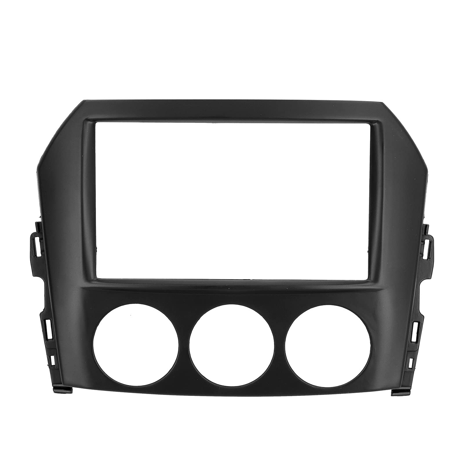 Kit de Tableau de Bord Radio Double DIN, Remplacement de Garniture de Panneau de Tableau de Bord Radio Stéréo 2Din pour MX-5 Miata 2005-2015