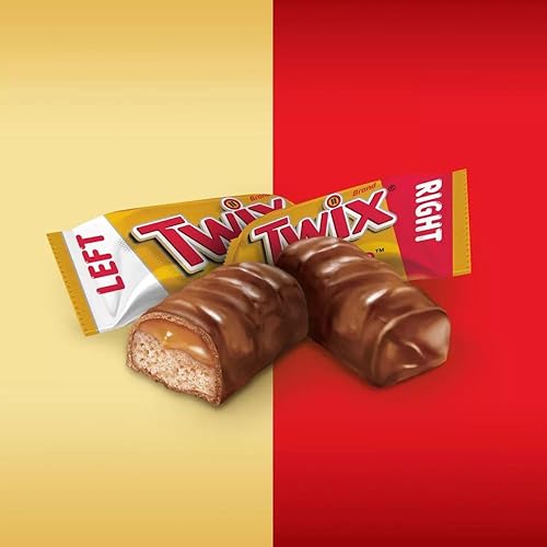 Miniatura 3 de Twix Barras de caramelo de chocolate, barras de caramelo Twix de tamaño divertido, barras de chocolate Twix envueltas individualmente, barras de
