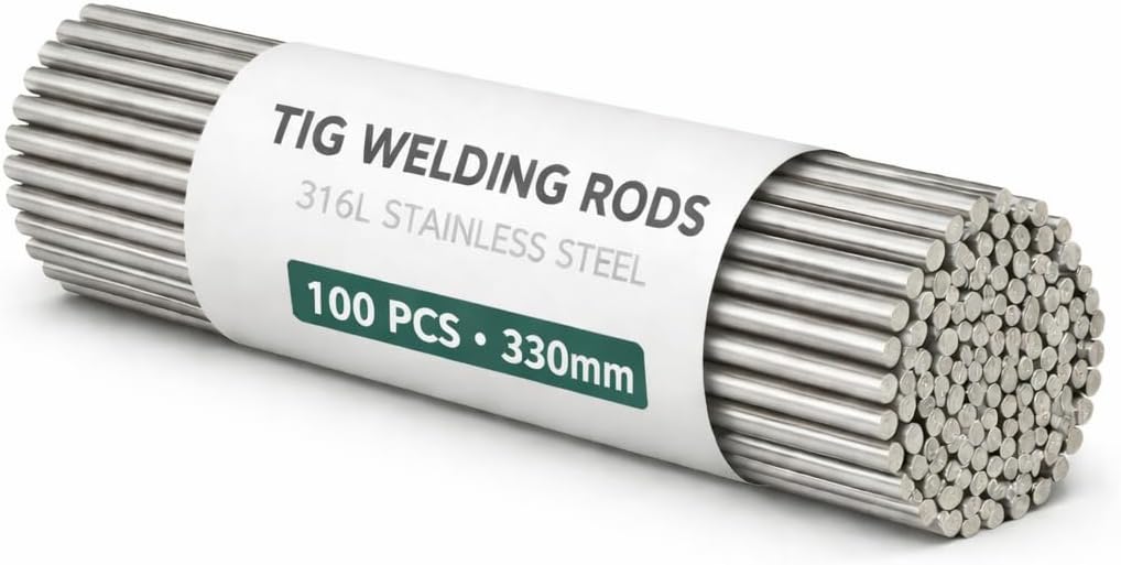 316L Stainless Steel TIG Welding Rods Filler Electrodes 1.0mm 1.2mm 1.6mm 2.0mm 2.4mm 3.2mm ® (100, 1.0mm)