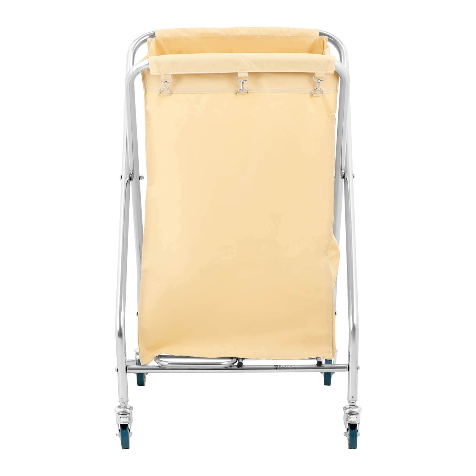 Royal Catering - RCWW 3 - Carro para ropa - 200 L - 4 Ruedas / 2 Frenos - Bolsa: 52 x 50 x 76 cm
