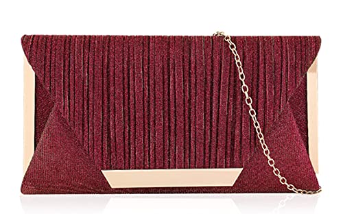 Pochette à rabat paillettes sac soirée mariage femme chic noir argent