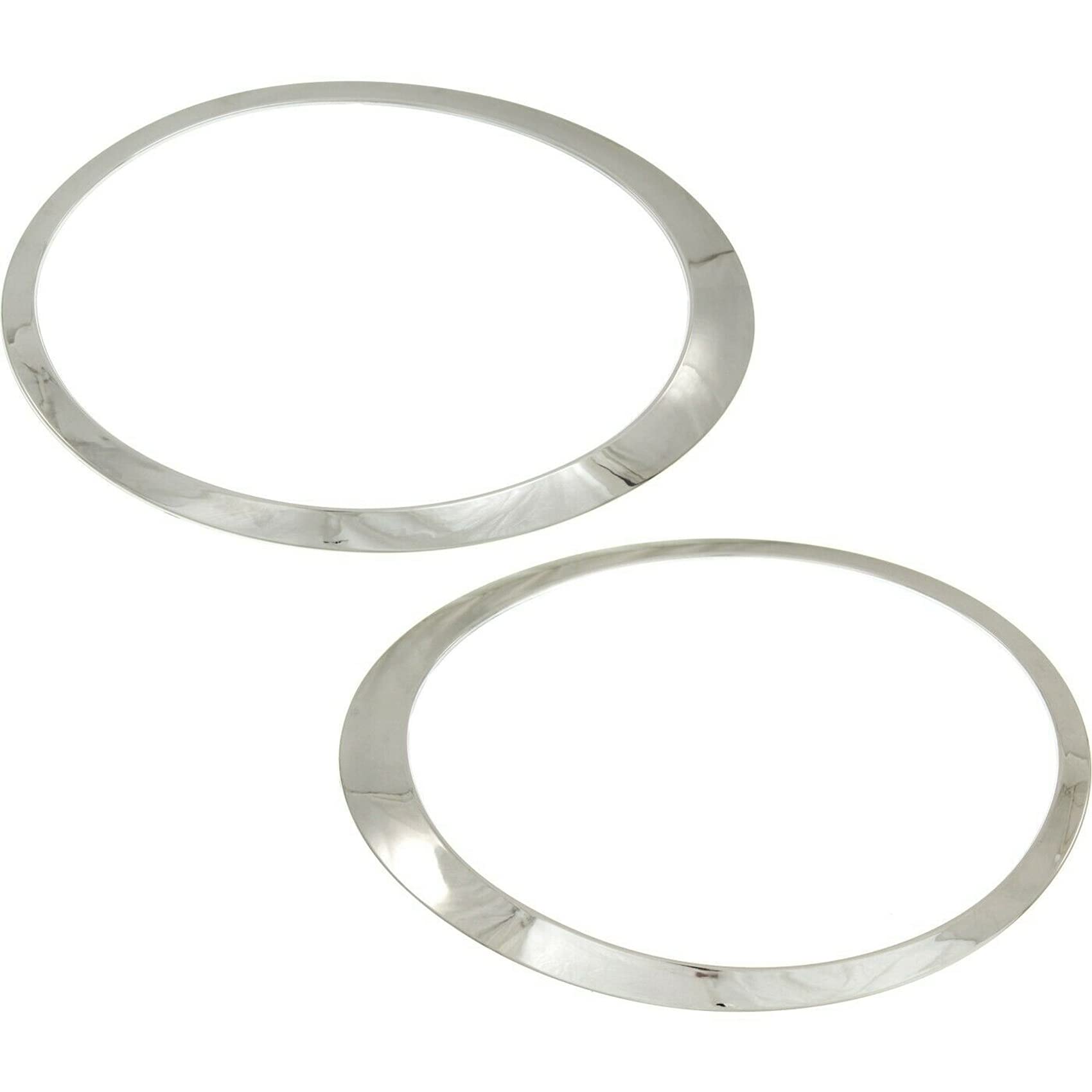 para 2007-2015 R55 R56 R57 R58 R59 Anillo Embellecedor de Faros Delanteros ABS Cromado Plateado 51137149905