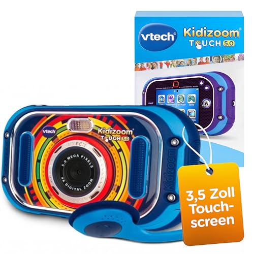 VTech KidiZoom Touch 5.0 I Digitale Kinderkamera mit Selfie- und...
