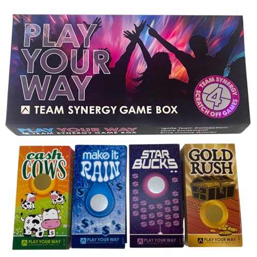 Play Your Way Employee Incentive Game System – Customizable Scratch-Off Team Reward Program with...