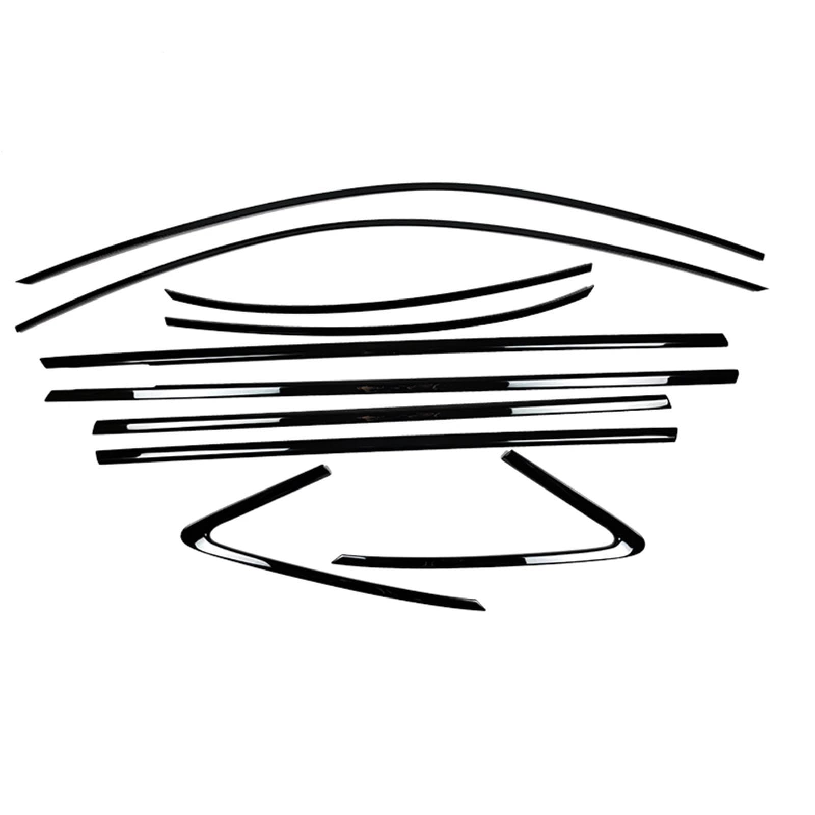 Snwdbh One Color Car Door Window Weatherstrip For A3 S3 Sedan 2015-2020 Exterior Moulding Trim Sealing Rubber Strip Decorative Cover Kit Exterior Belt