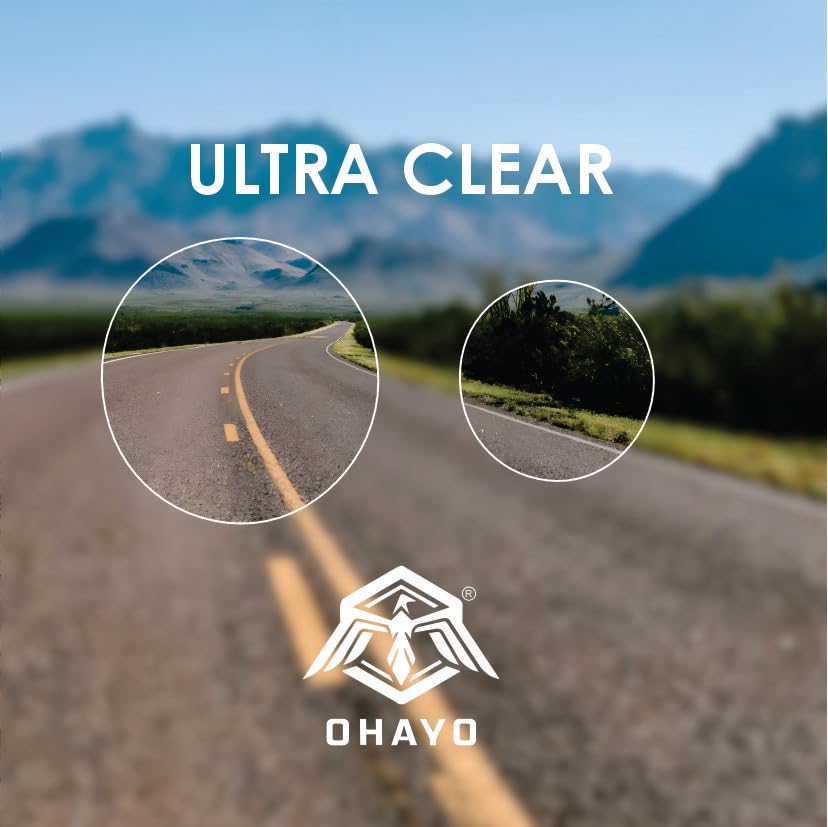Image of OHAYO 9H Hard Screen Protector for Royal Enfield Meteor 350, Scram 411, Hunter 350 Instrument Cluster | Military Strength Scratch Resistant Display Guard | Anti Fingerprint HD Clarity | Not Tempered Glass | Pack of 1