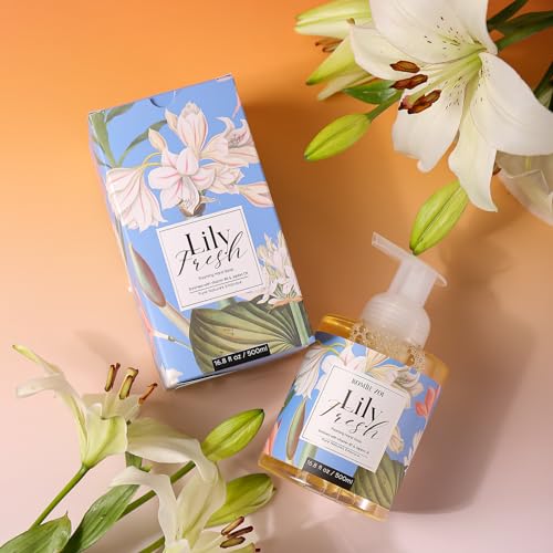Image of ROMIIE ZOI Foaming Hand Soap, Lily Fresh, 500ml / 16.8fl.oz | With Gift Box, Gentle cleansing, nourishes skin without drying