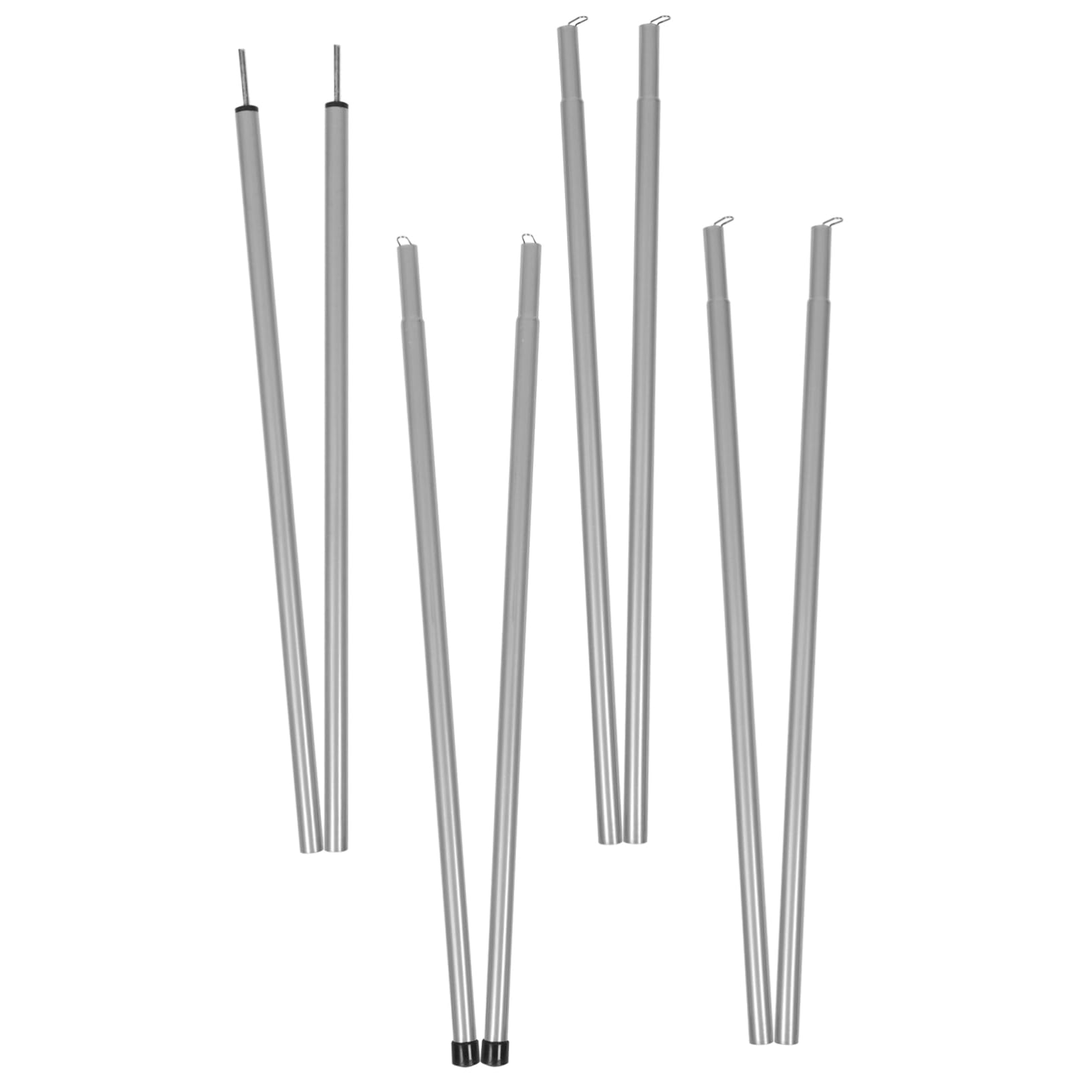 BESPORTBLE Support de Tente poteaux de bâche télescopiques Poteau de Tente auvent Cadre de Tente Accessoires de Camping tiges d'auvent de Tente piquets de Tente Solides Le Fer