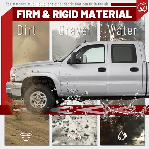 Image of Front Inner Fender Liner Compatible with 2001-2007 Chevy Chevrolet Silverado /GMC Sierra 2500 HD 3500 Replace for GM1249165 GM1248165 Wheel Liner Splash Guard W /O Insulation Foam Left + Right