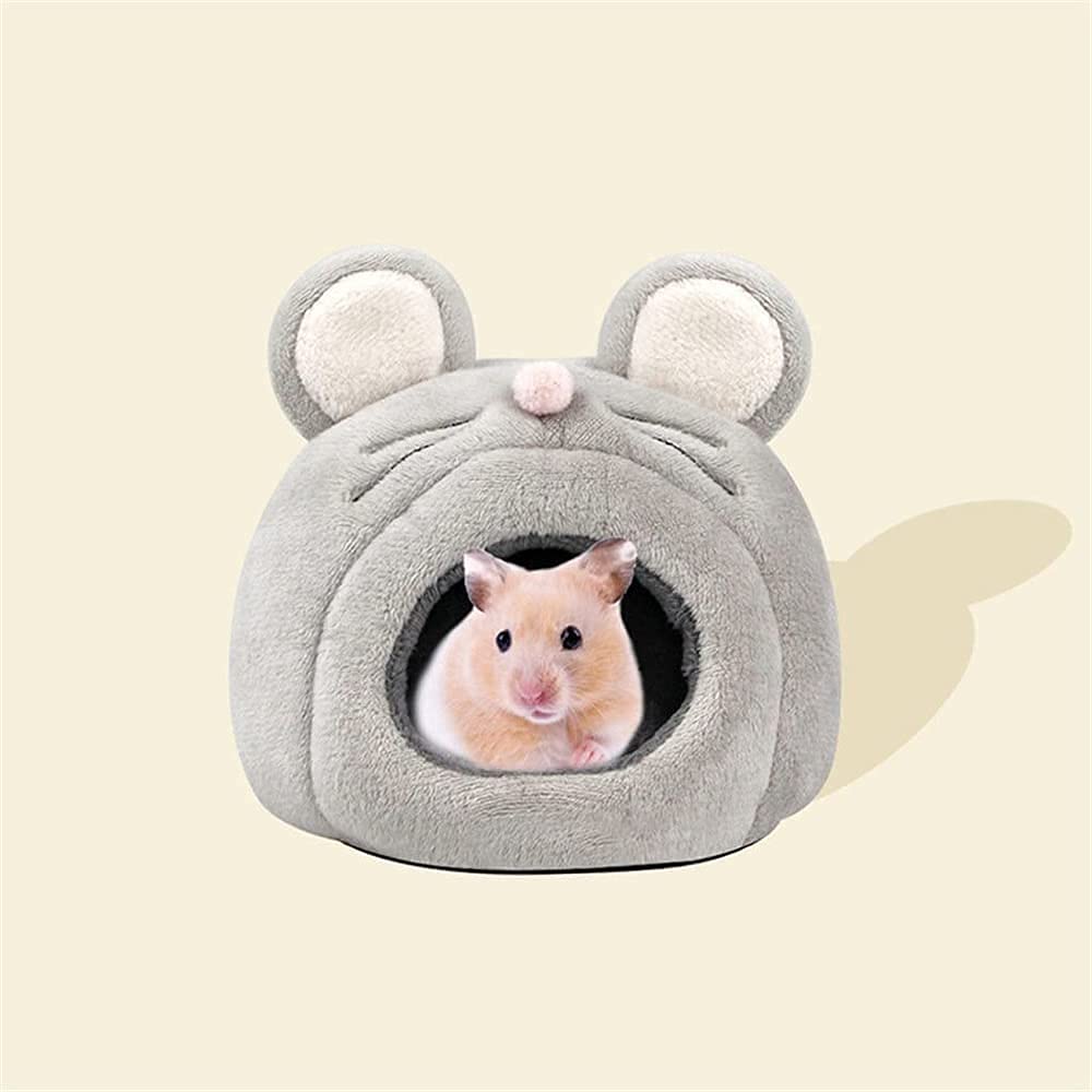 Nidos De Pájaros Nido De Loro Nido de Invierno Animal pequeño Jaula Caliente Agujero Cama Hogar Accesorios para Mascotas Forma de Jaula para Mascotas Nido para Mascotas Hámster Erizo 81
