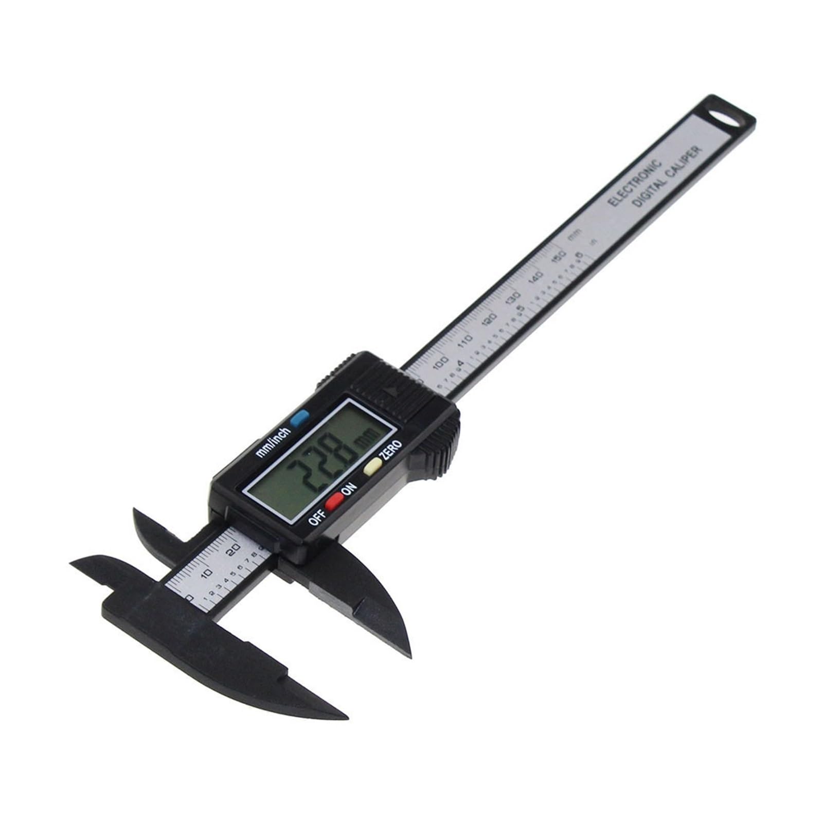 BDAYEK Vernier calipers 150mm Electronic Digital Caliper 6 Inch Carbon Fiber Vernier Gauge Micrometer Measuring Tool Ruler