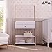 Milliard Modern Changing Table, Baby Changing Table Dresser with Storage - Drawers and Shelves with Diaper Changing Station, Cambiadores De Pañales para Bebes